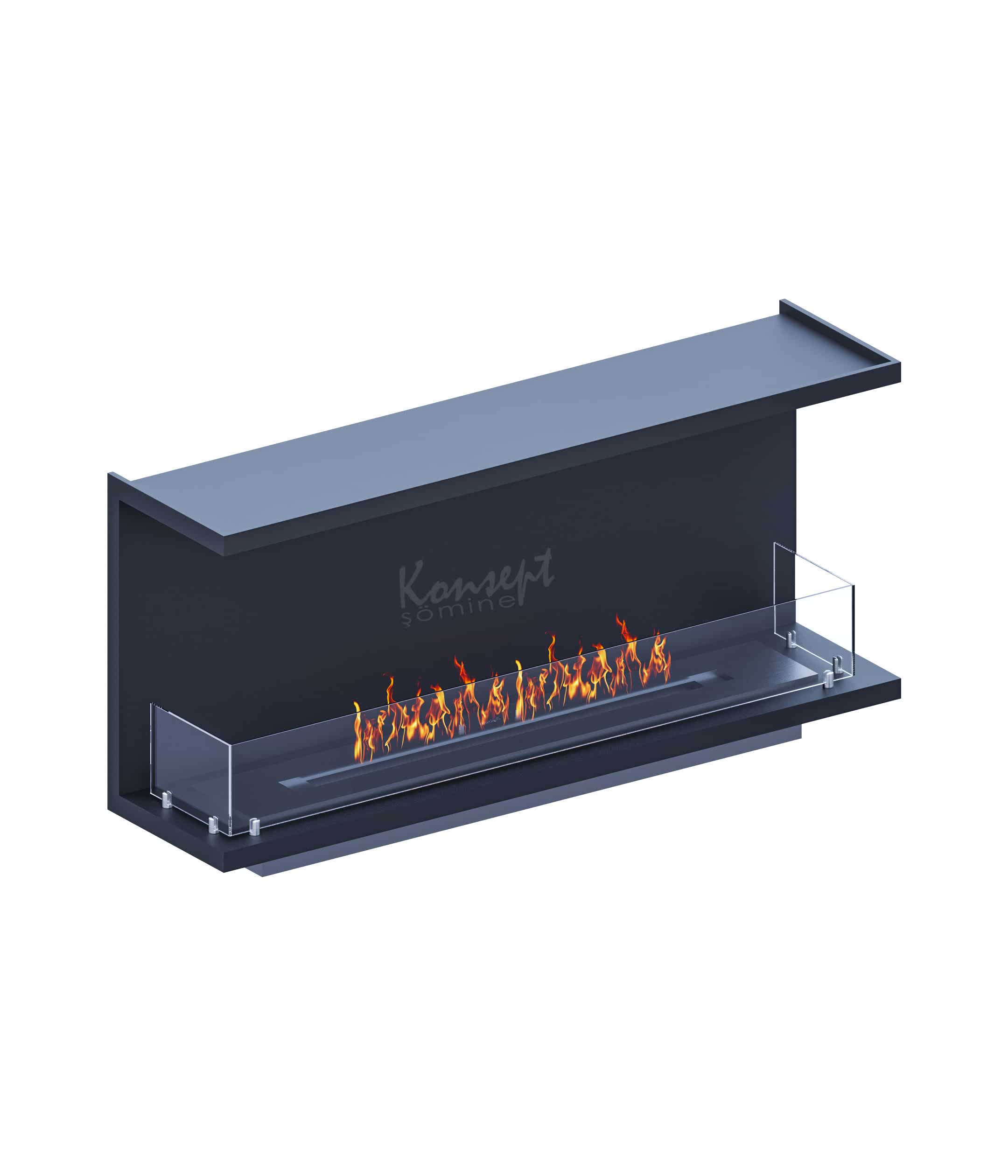 120'lik Bio Ethanol Kabin-U Tipi