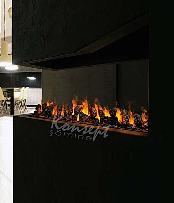 3 Boyutlu Elektrikli Şömine 04