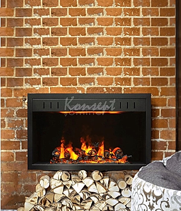 3 Boyutlu Elektrikli Şömine 05