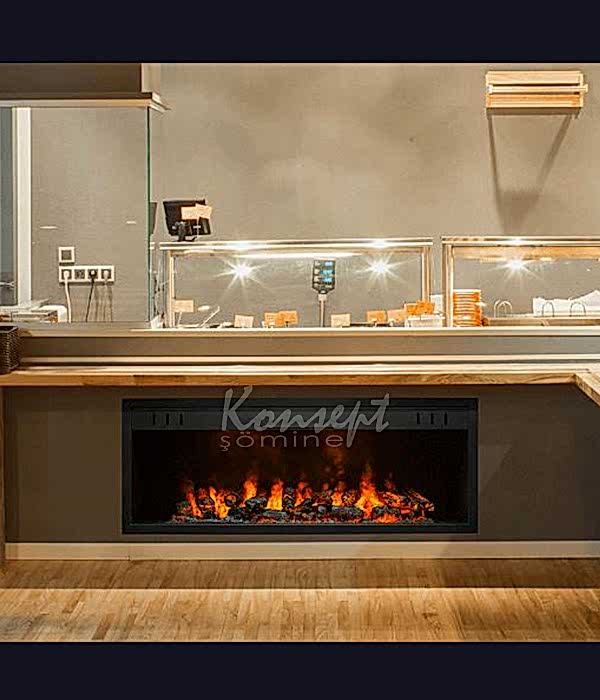 3 Boyutlu Elektrikli Şömine 07