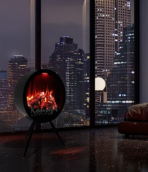 Plazma elektrikli şömine 27