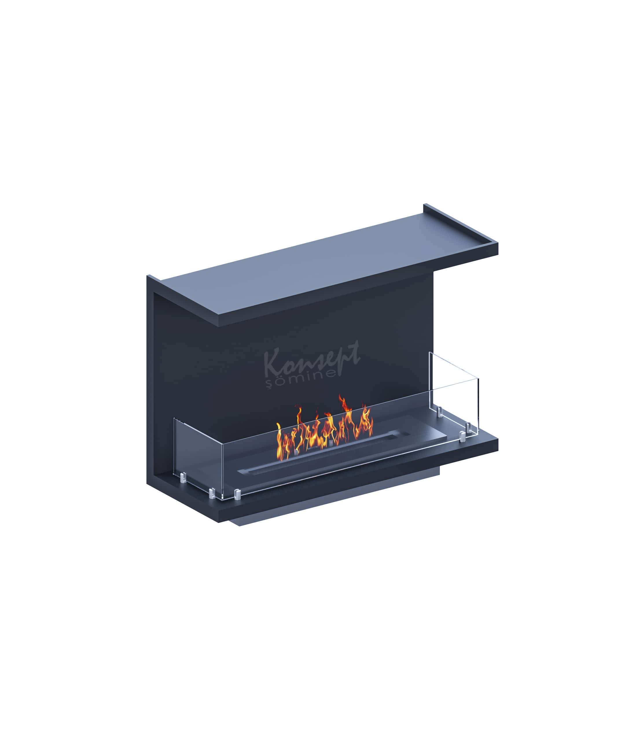  80'lik Bio Ethanol Kabin-U Tipi