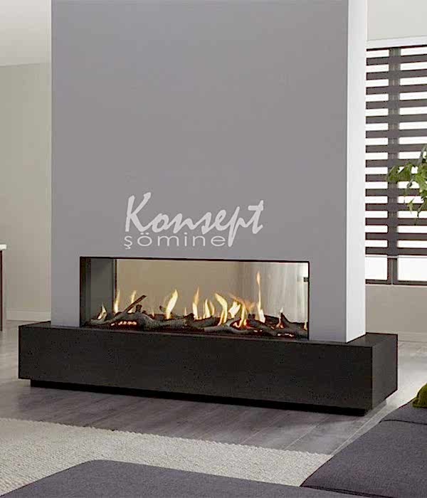 Çift Taraflı Şömine 09