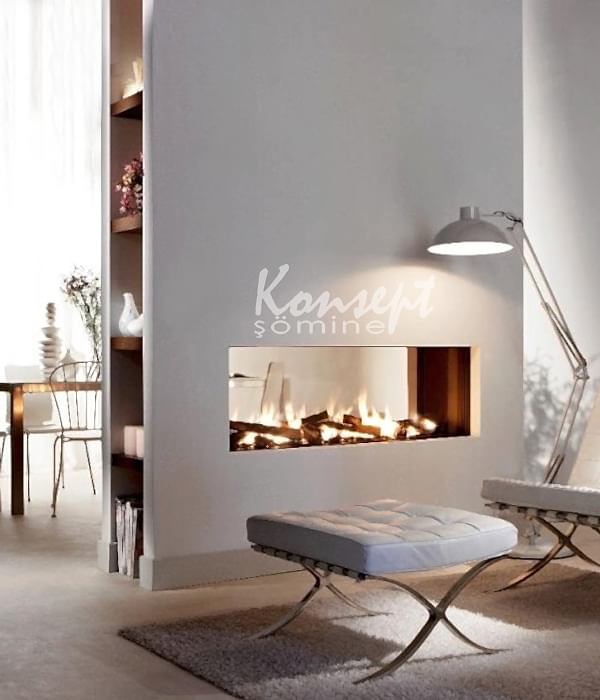 Çift Taraflı Şömine 11