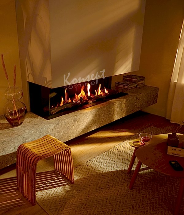 Doğalgazlı U Tipi şömine 10