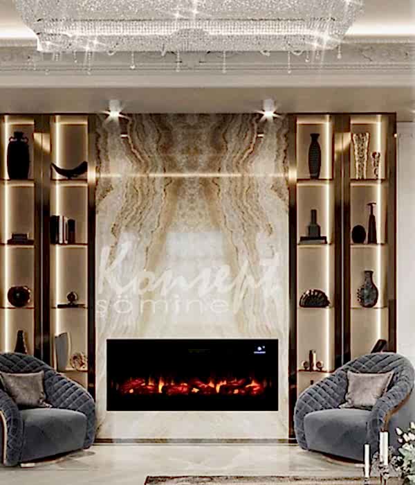 Plazma elektrikli şömine 03