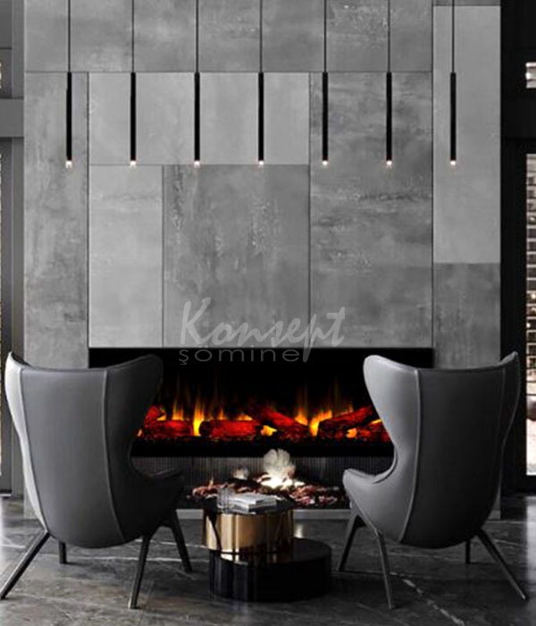 Plazma elektrikli şömine 09