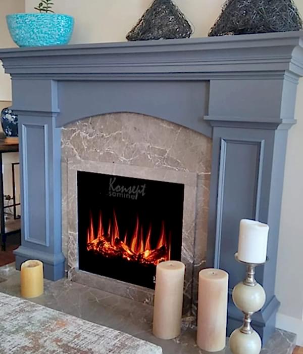 Plazma elektrikli şömine 32