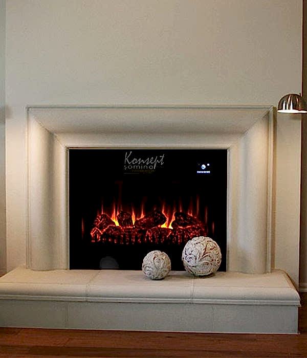 Plazma elektrikli şömine 57