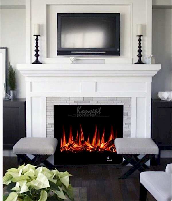 Plazma elektrikli şömine 58