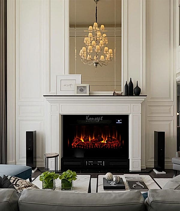 Plazma elektrikli şömine 69