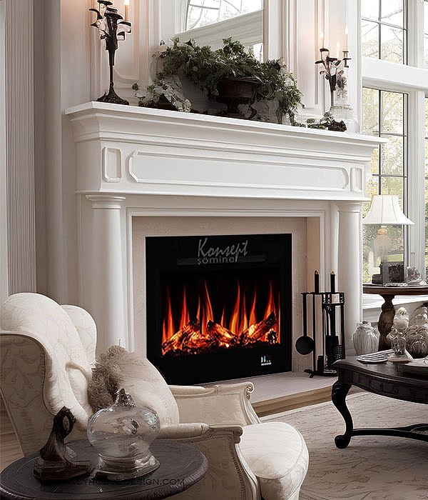 Plazma elektrikli şömine 80