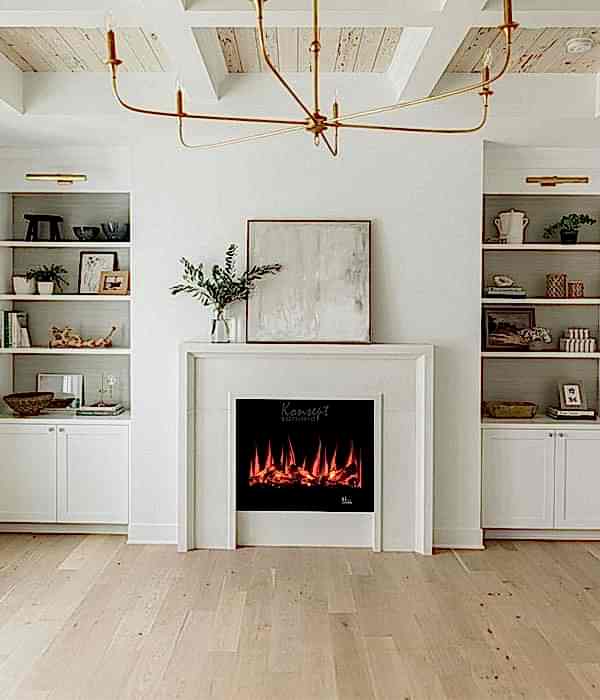 Plazma elektrikli şömine 84