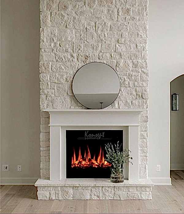 Plazma elektrikli şömine 87