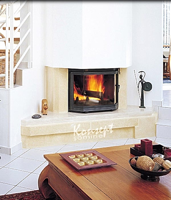 Prizmatik Şömine 08